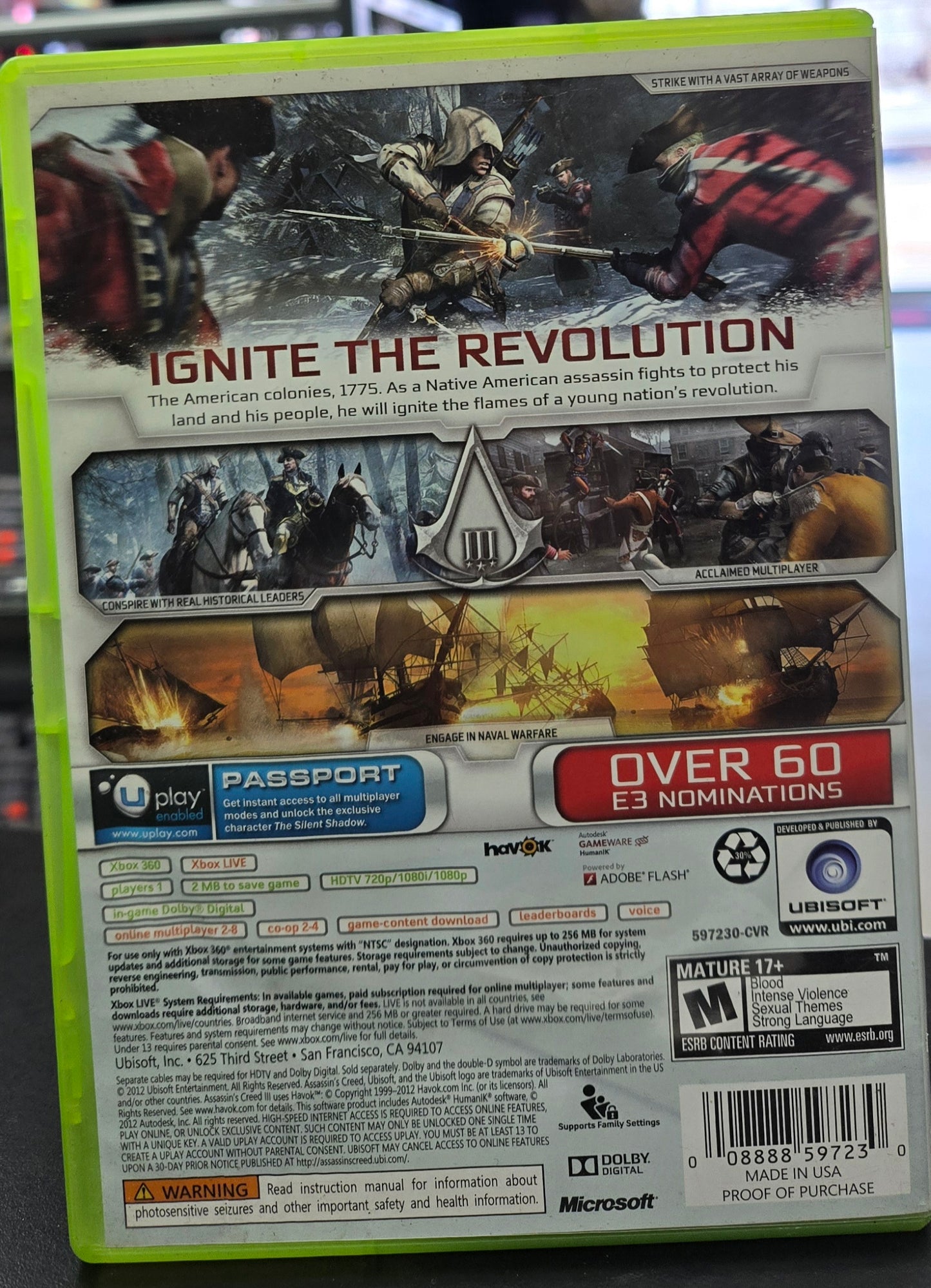Assassin's Creed III [Gamestop Edition] - Xbox 360