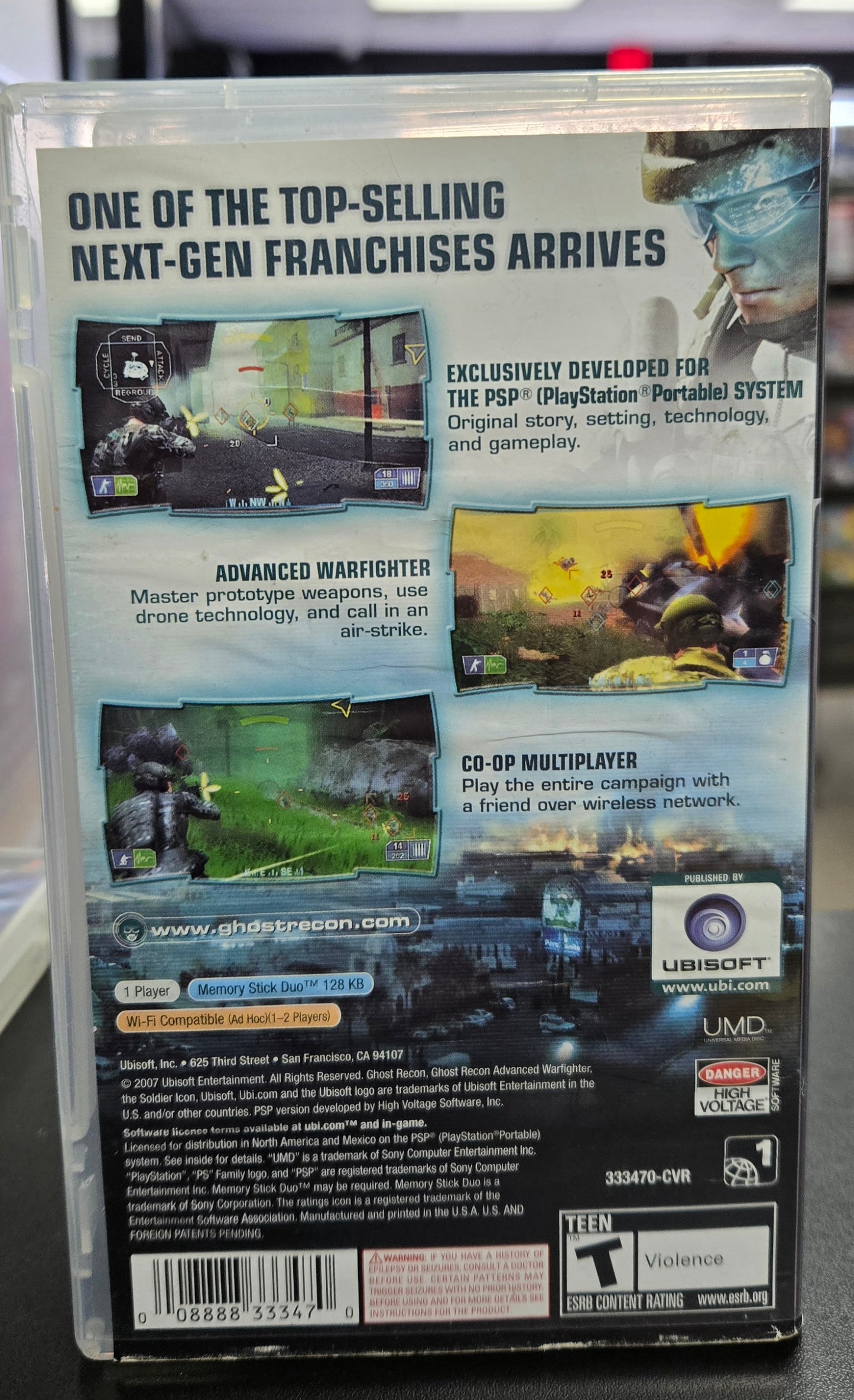 Ghost Recon Advanced Warfighter 2 - PSP