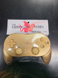 Gold Wii Classic Controller Pro (Wii) - Nintendo Accessories