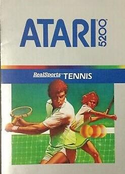 RealSports Tennis - Atari 5200