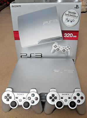 Sony PlayStation 3 Slim Silver Console - PAL Console [Import]