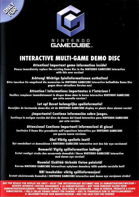 Interactive Multi-Game Demo Disc February 2003 - PAL Gamecube [Import]