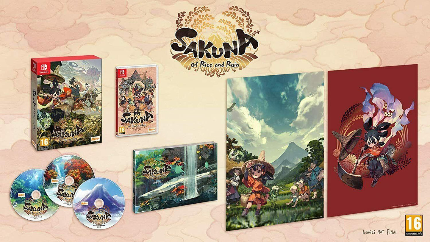 Sakuna of Rice and Ruin [Golden Harvest Edition] - PAL Nintendo Switch [Import]