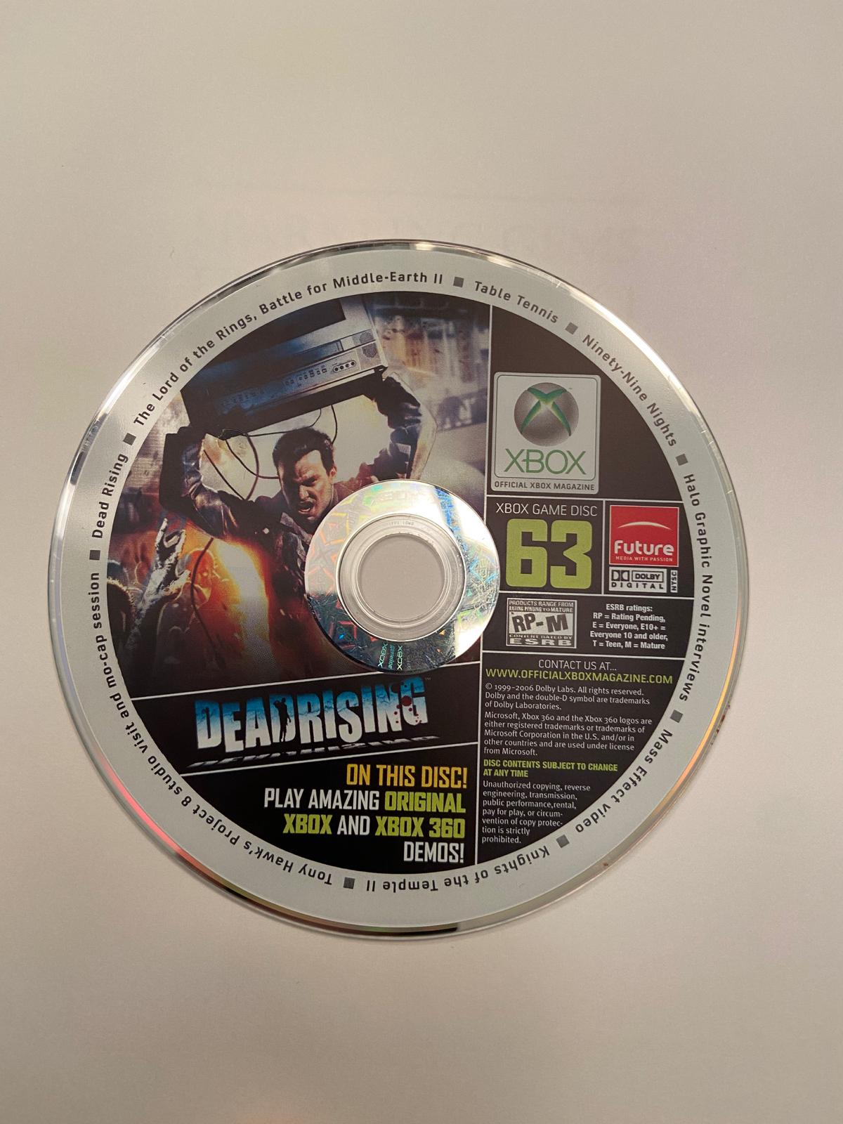 Official Xbox Magazine Demo Disk 63 - Xbox