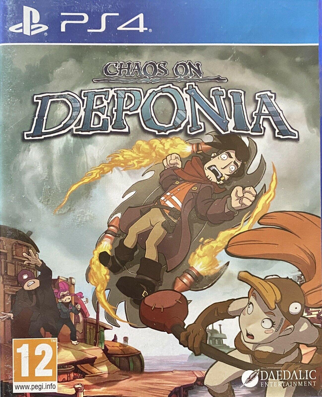 Chaos on Deponia - PAL Playstation 4 [Import]