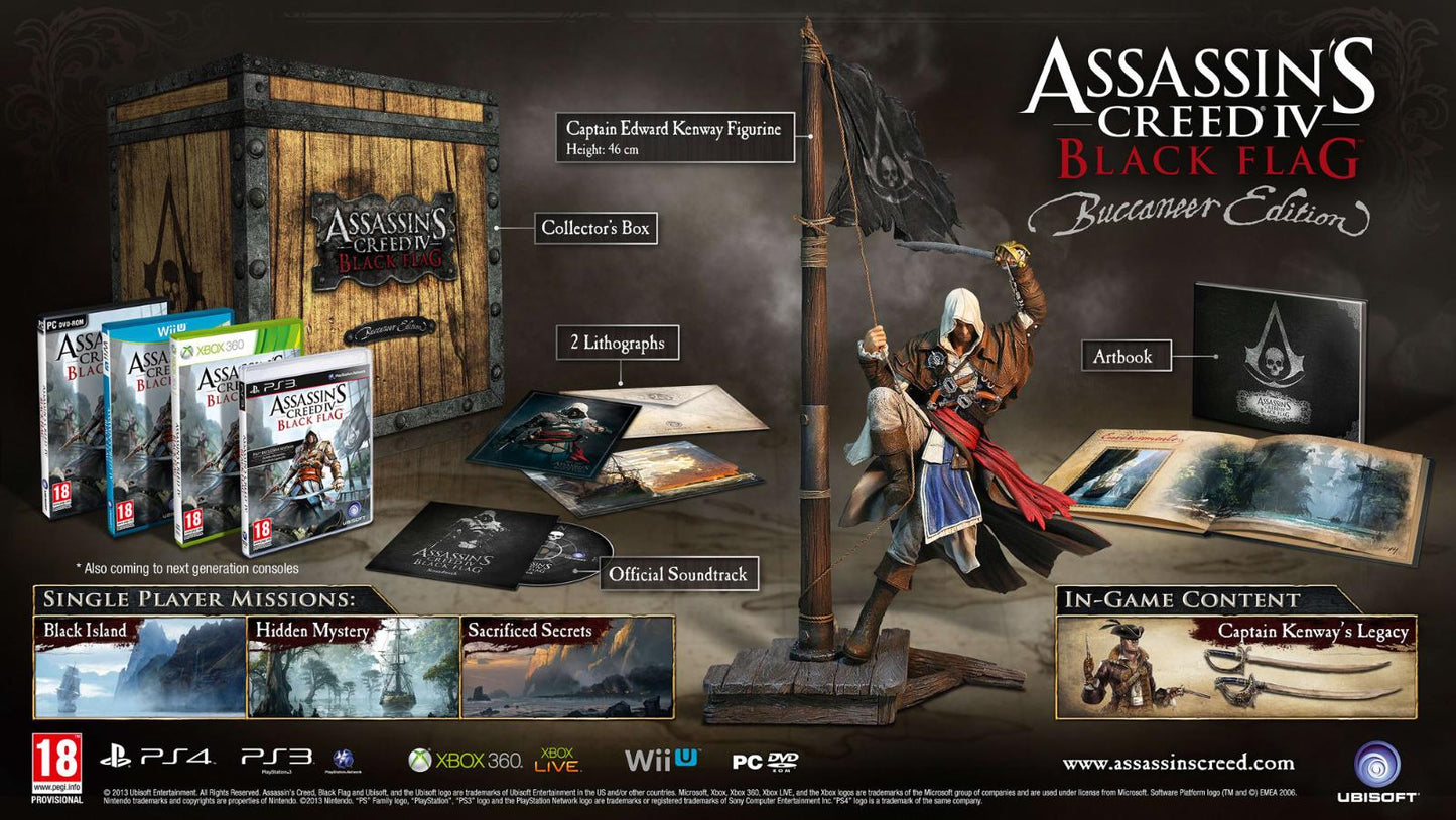 Assassin's Creed IV: Black Flag [Buccaneer Edition] - PAL Wii U [Import]