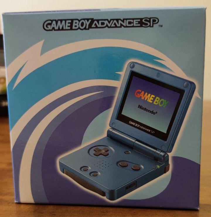 Game Boy Advance SP [Surf Blue] - PAL Console [Import]