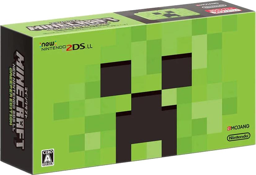 New Nintendo 2DS LL Minecraft Creeper Edition - JP Console [Import]