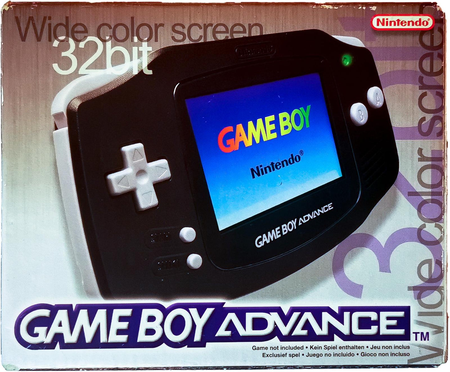 Black Game Boy Advance System - PAL Console [Import]