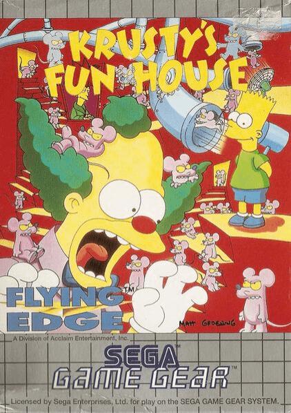 Krusty's Fun House - PAL Sega Game Gear [Import]