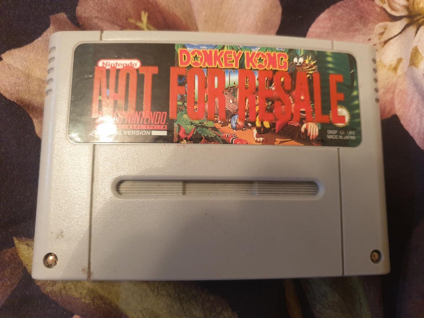Donkey Kong Country [Not for Resale] - PAL Super Nintendo [Import]