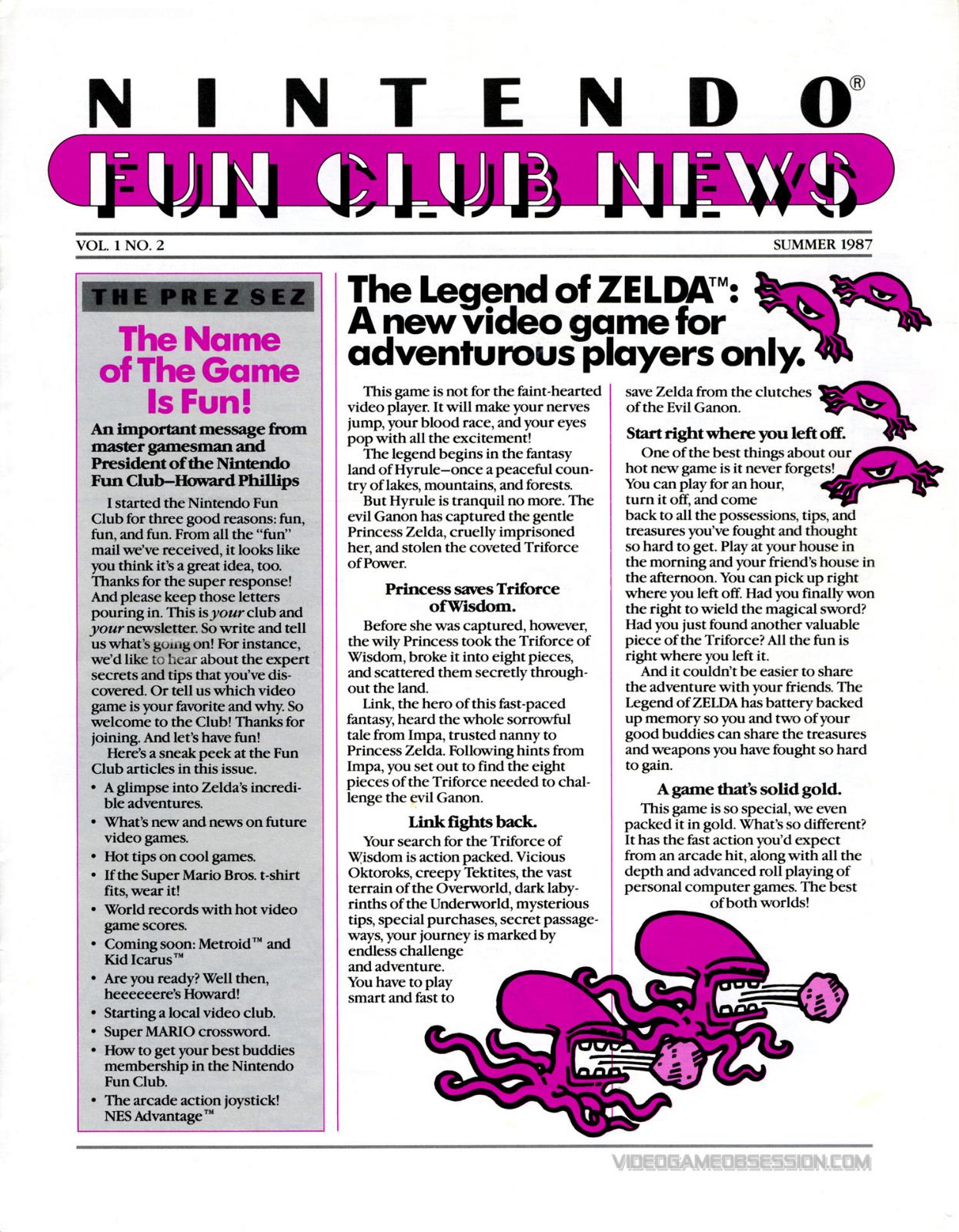 Nintendo Fun Club News [Vol 1 No 2] - Nintendo Power