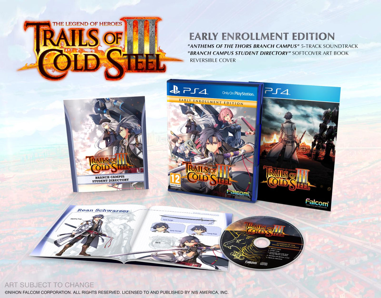 Legend of Heroes: Trails of Cold Steel III [Early Enrollment Edition] - PAL Playstation 4 [Import]