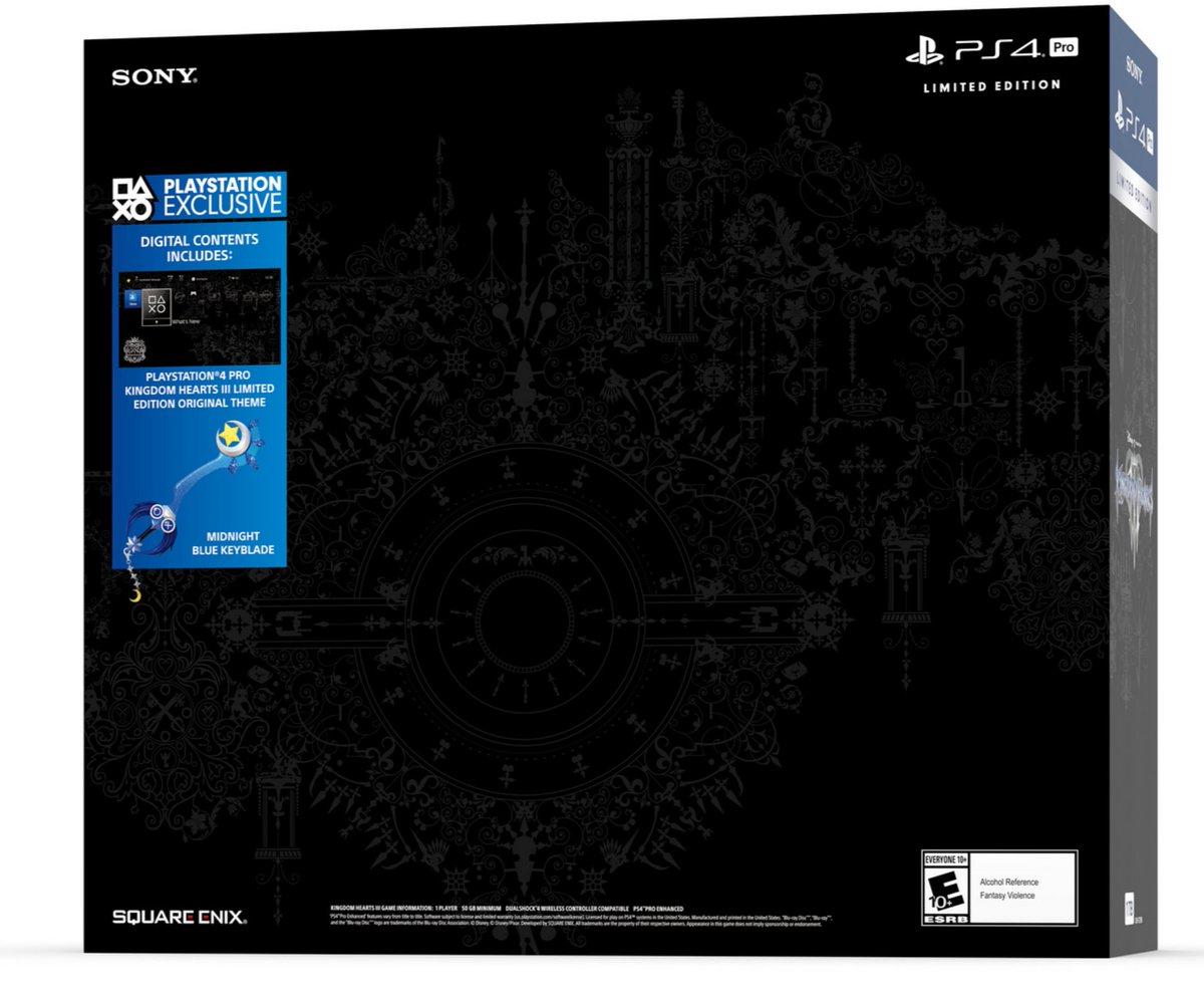 Playstation 4 Pro 1TB Kingdom Hearts 3 Console - JP Console [Import]