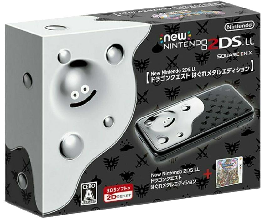 New Nintendo 2DS LL Dragon Quest Liquid Metal Slime Edition - JP Console [Import]