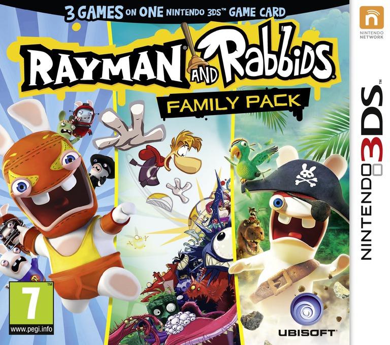 Rayman and Rabbids Family Pack - PAL Nintendo 3DS [Import]