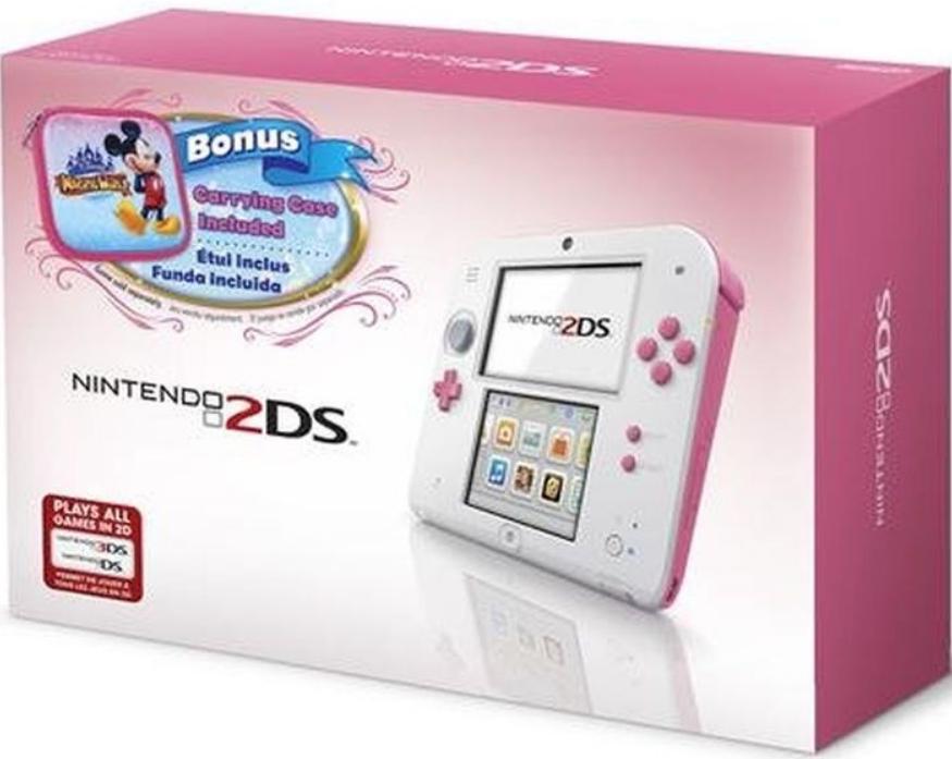 Nintendo 2DS Peachy Pink Mickey Mouse Edition - Nintendo 3DS