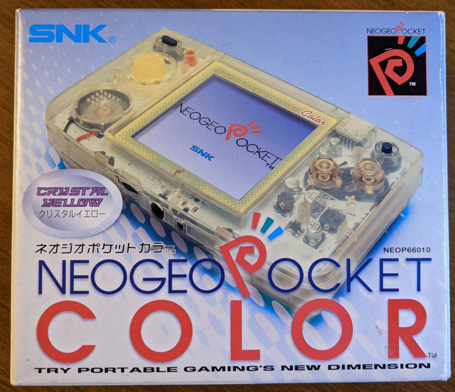 NeoGeo Pocket Color [Crystal Yellow] - JP Console [Import]