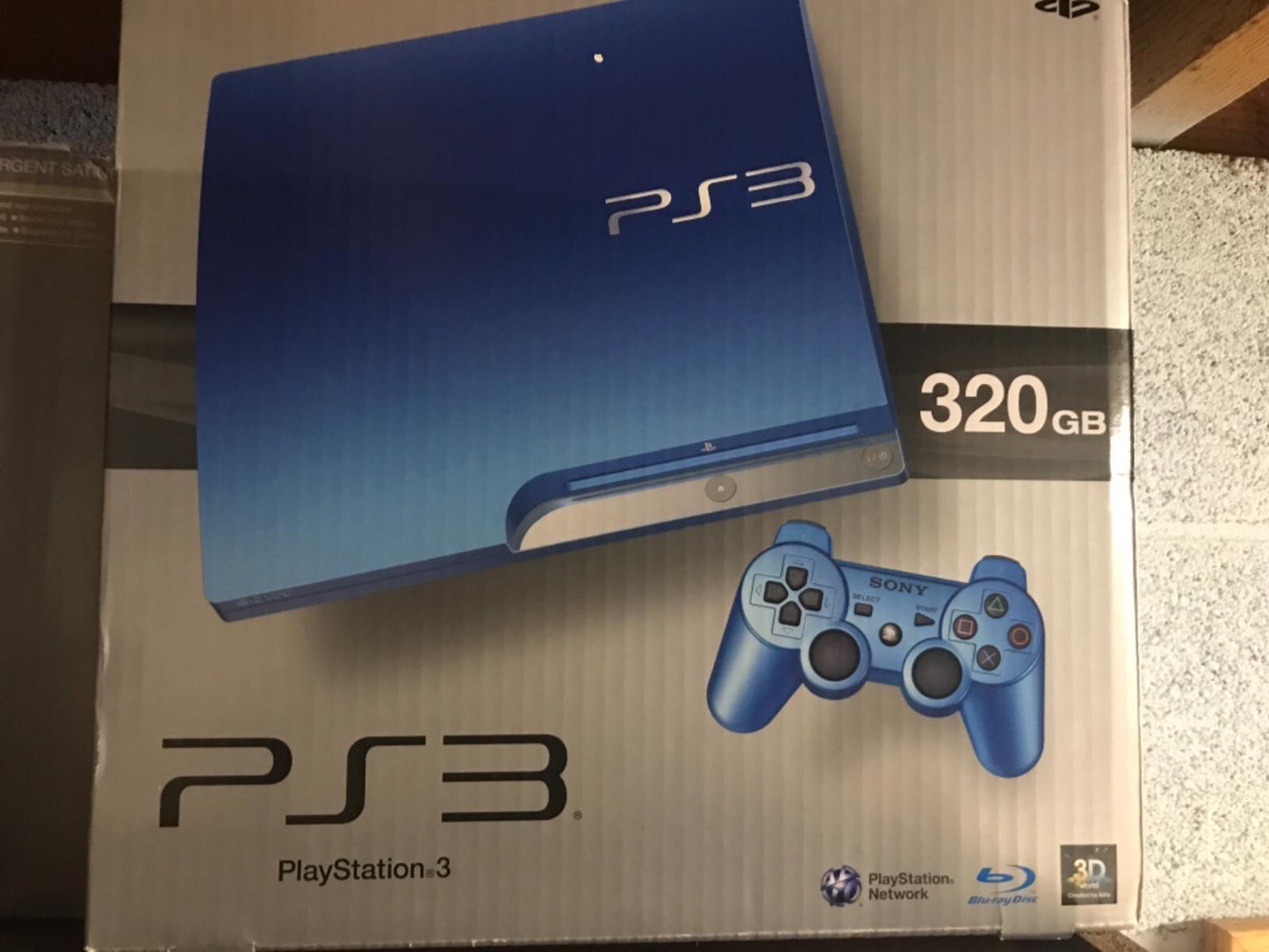 Splash Blue 320 GB Playstation 3 System - JP Console [Import]
