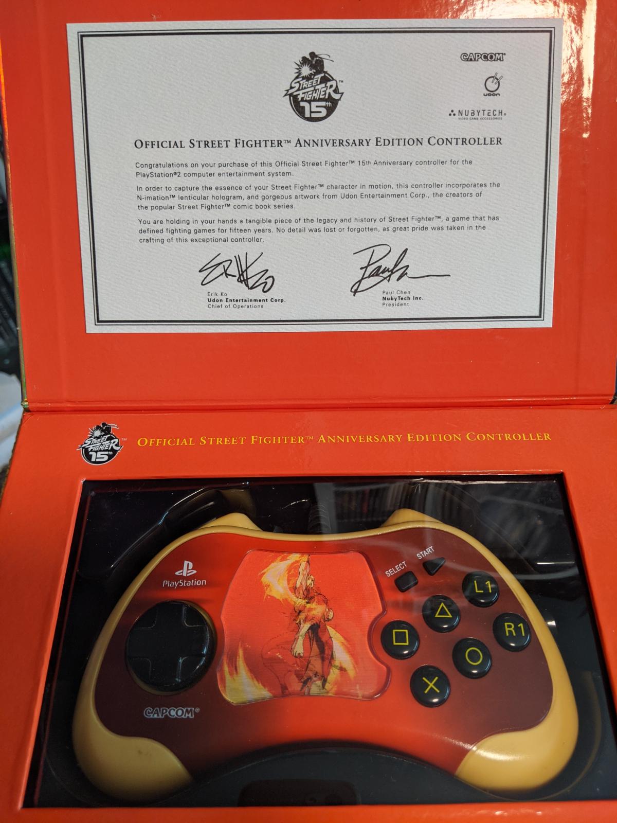 Street Fighter 15th Anniversary Ken Controller - PlayStation 2