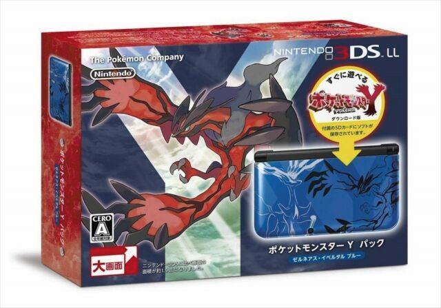 Nintendo 3DS LL Pokemon Y Blue Limited Edition - JP Console [Import]