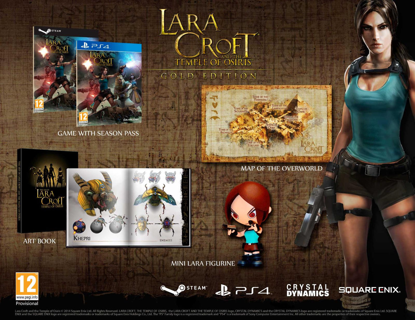Lara Croft And The Temple Of Osiris [Gold Edition] - PAL Playstation 4 [Import]