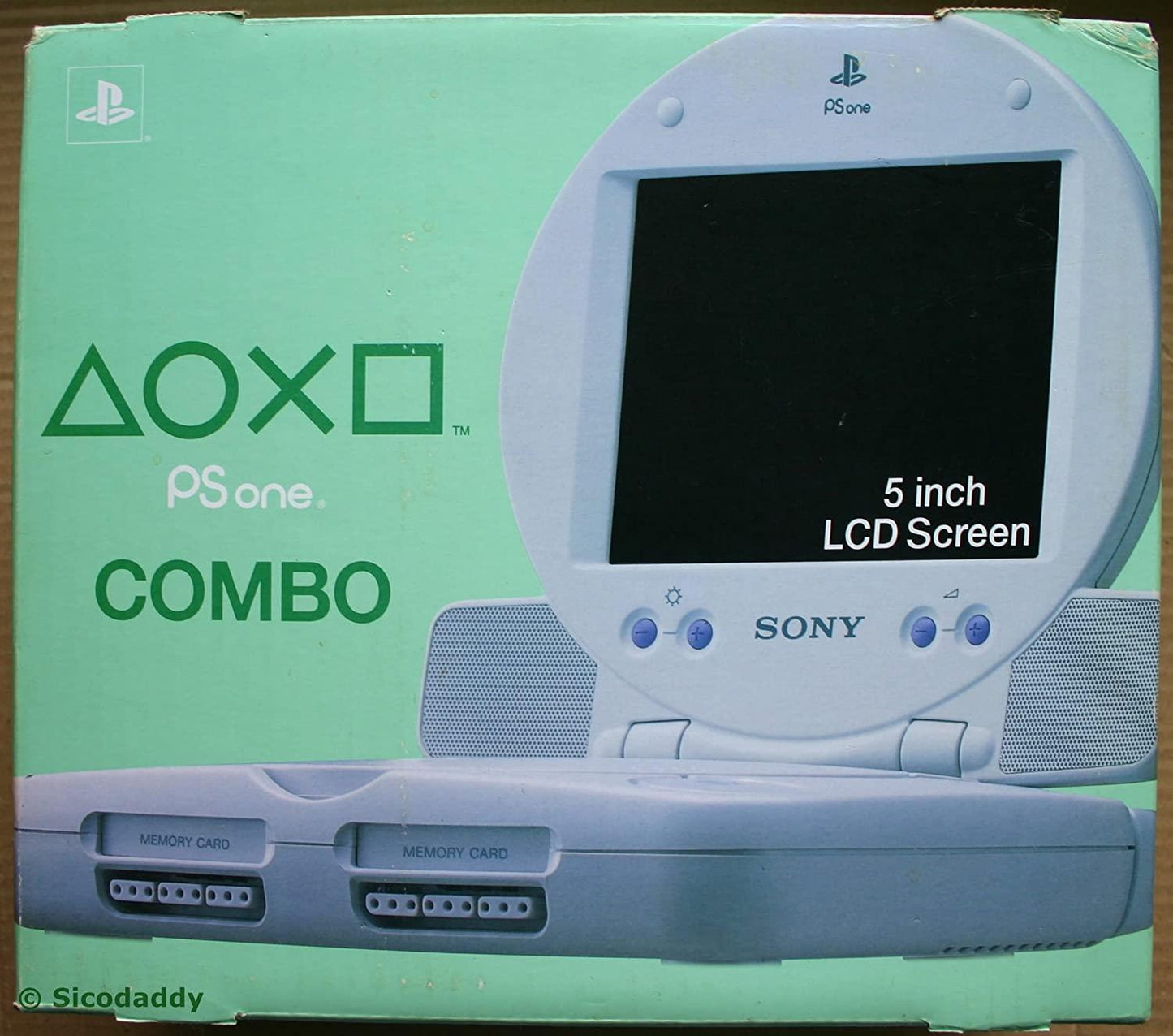 PSOne Slim Console With LCD Screen Combo - PAL Console [Import]