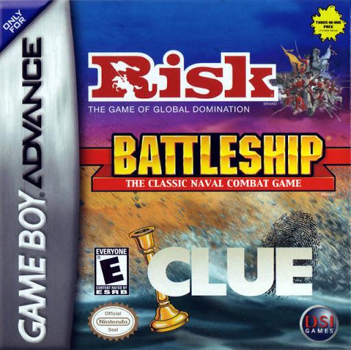 Risk Battleship Clue - Game Boy Advance
