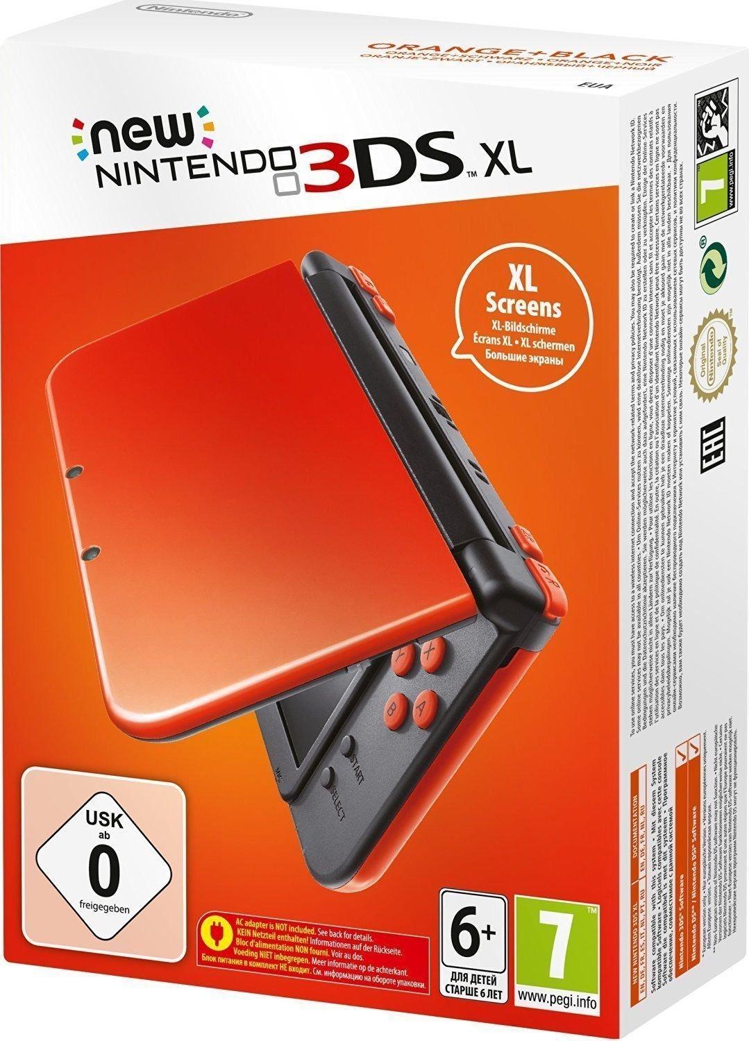 New Nintendo 3DS XL Orange + Black - PAL Console [Import]