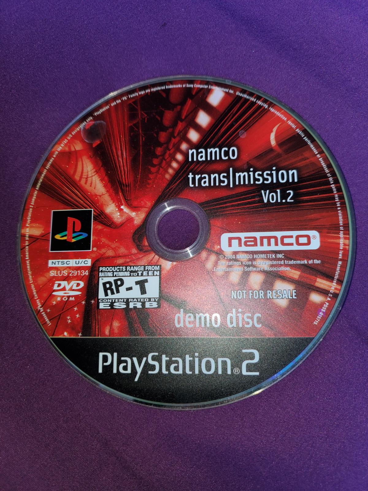 Namco Trans Mission Vol. 2 Demo Disc - PlayStation 2