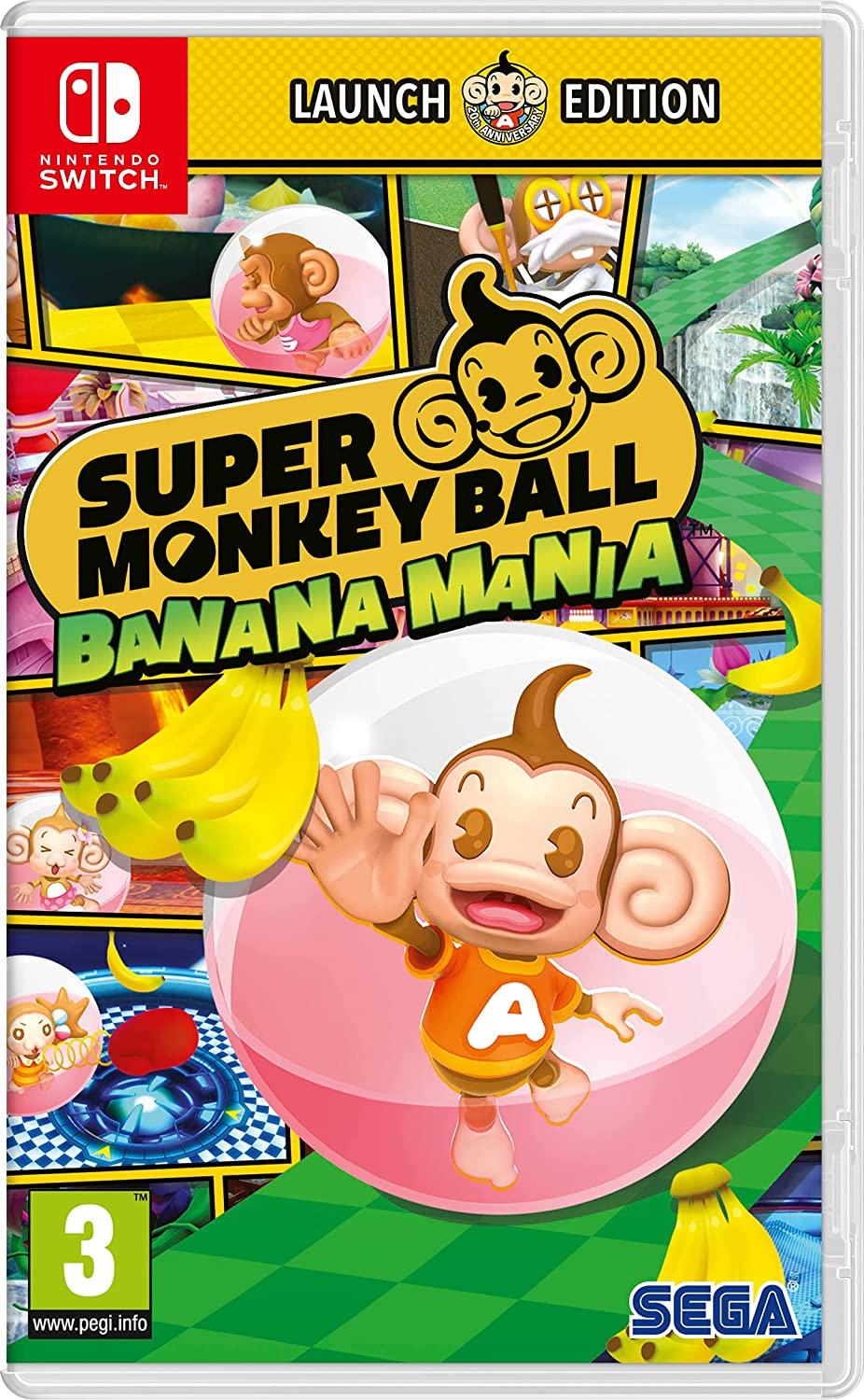 Super Monkey Ball Banana Mania [Launch Edition] - PAL Nintendo Switch [Import]