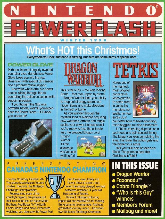 Nintendo Power Flash [Winter 1990] - Nintendo Power