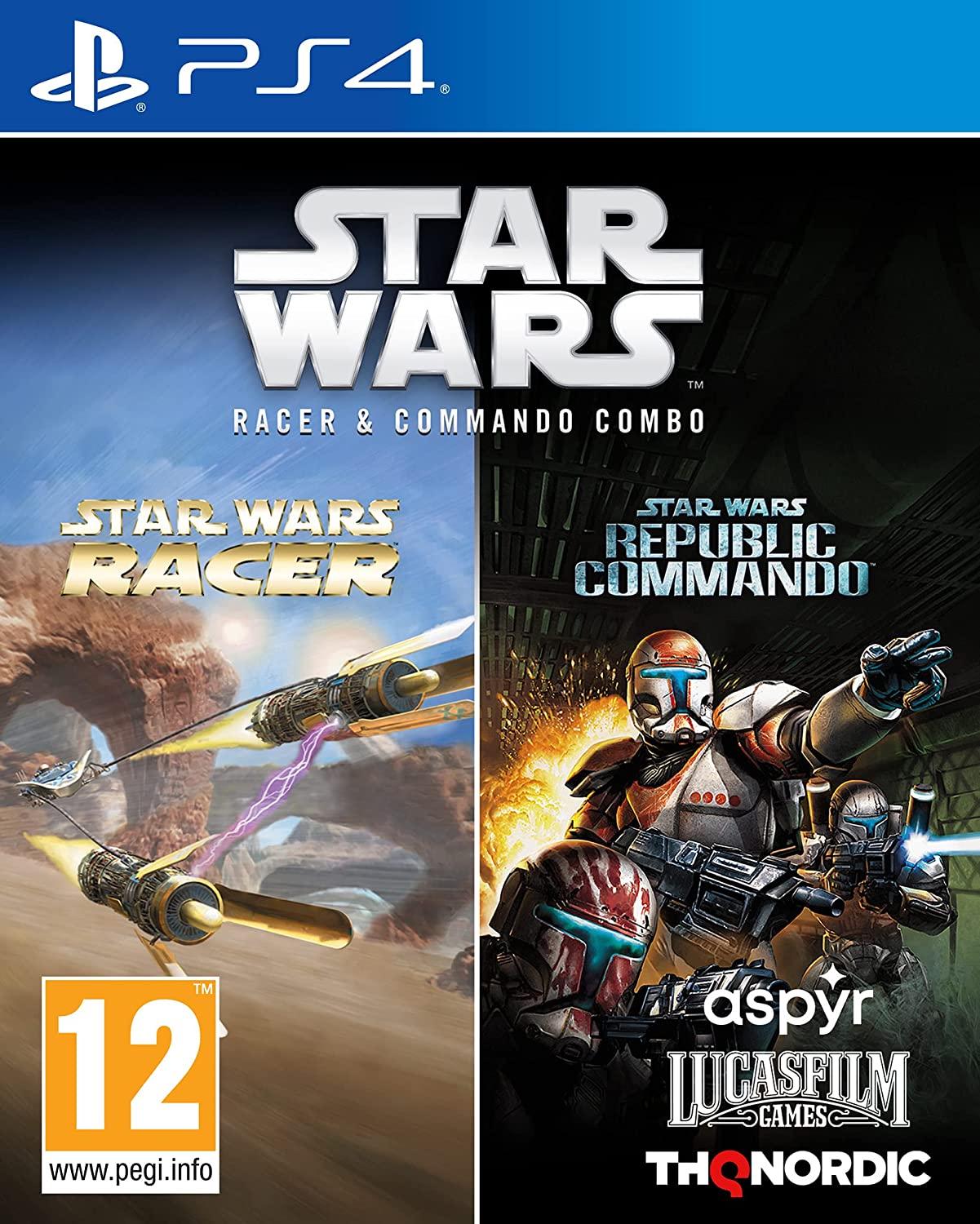 Star Wars Racer and Commando Combo - PAL Playstation 4 [Import]