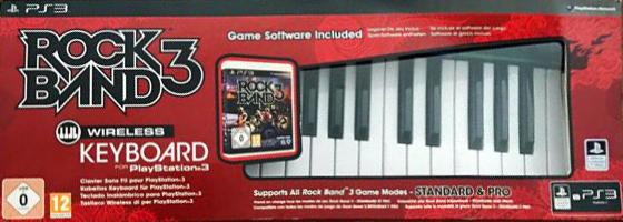 Rock Band 3 [Keyboard Bundle] (PAL Playstation 3) - PlayStation Accessories - PAL Playstation 3