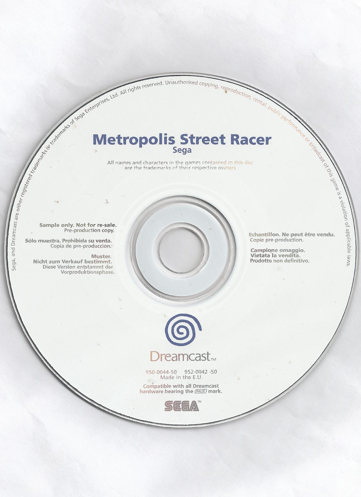 Metropolis Street Racer [White Label] - PAL Sega Dreamcast [Import]
