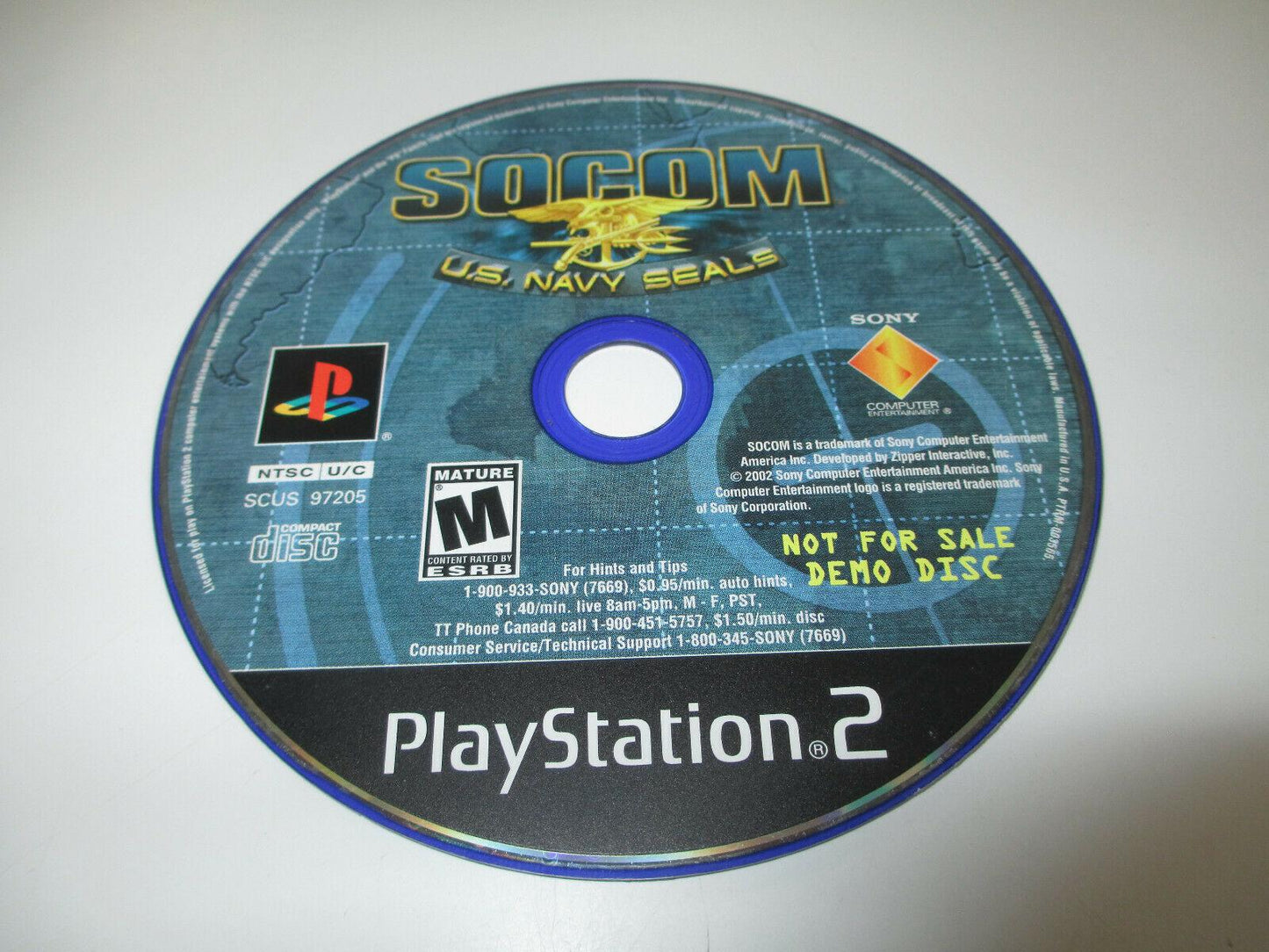 SOCOM US Navy Seals [Demo Disc] - PlayStation 2