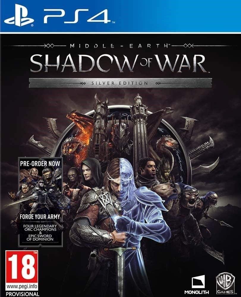 Middle Earth: Shadow of War [Silver Edition] - PAL Playstation 4 [Import]