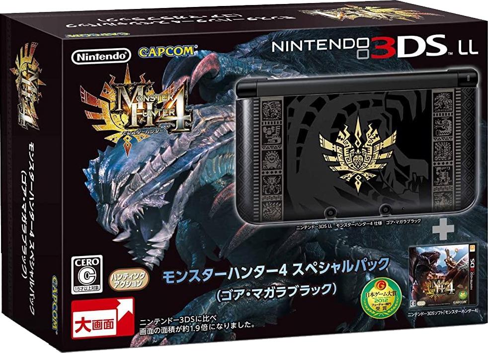 Nintendo 3DS LL Monster Hunter 4 Gore Magala Black - JP Console [Import]