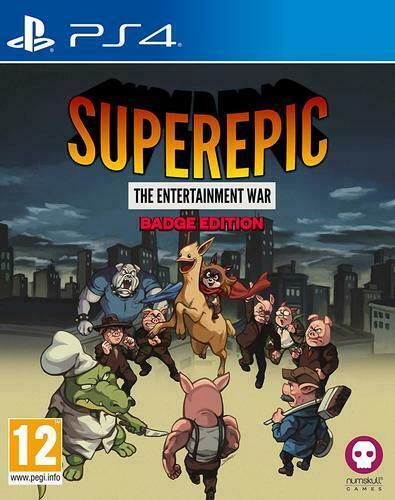 SuperEpic: The Entertainment War [Badge Edition] - PAL Playstation 4 [Import]