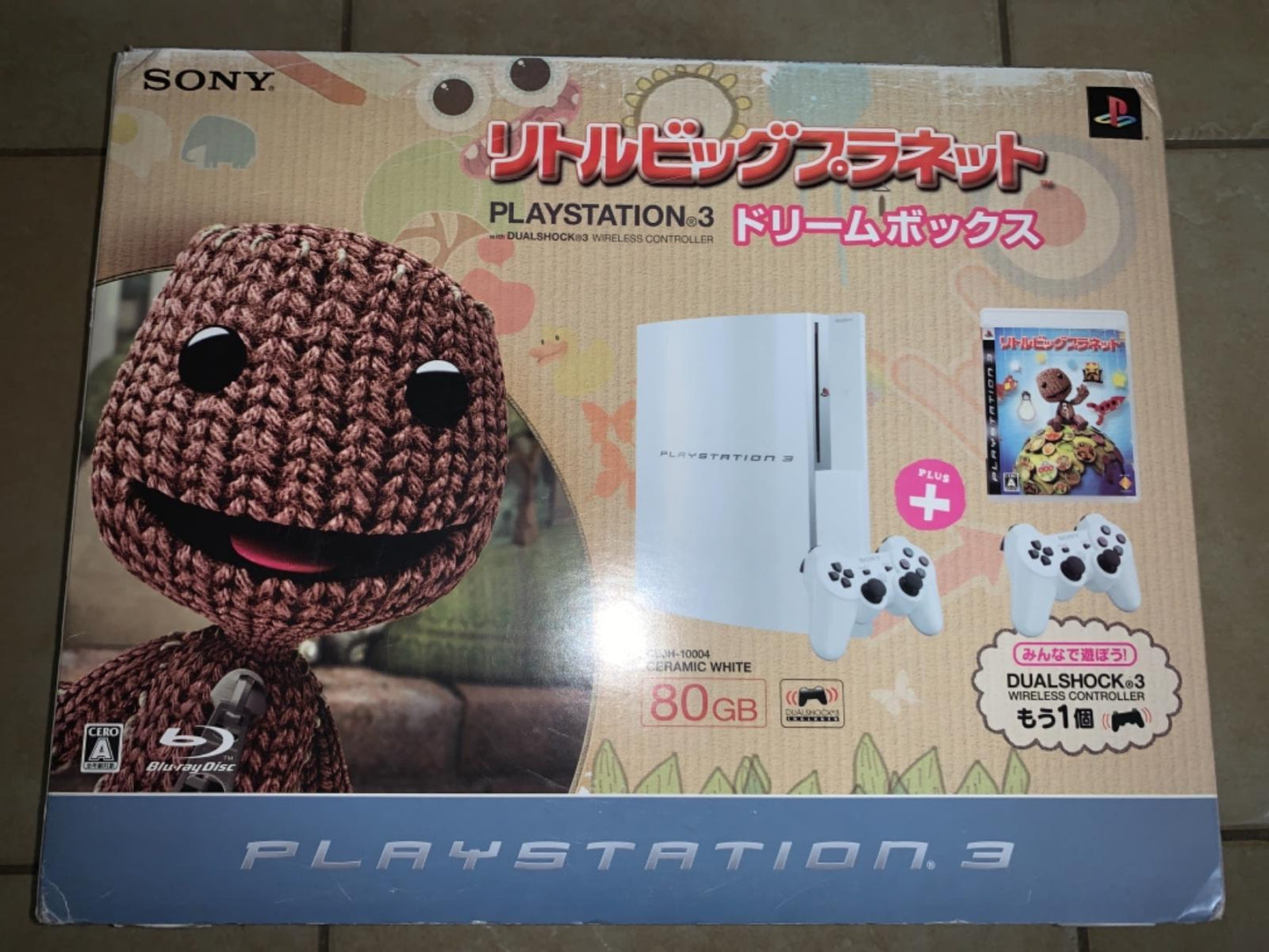 PlayStation 3 Console 80GB White [LittleBigPlanet Dream Box] - JP Console [Import]