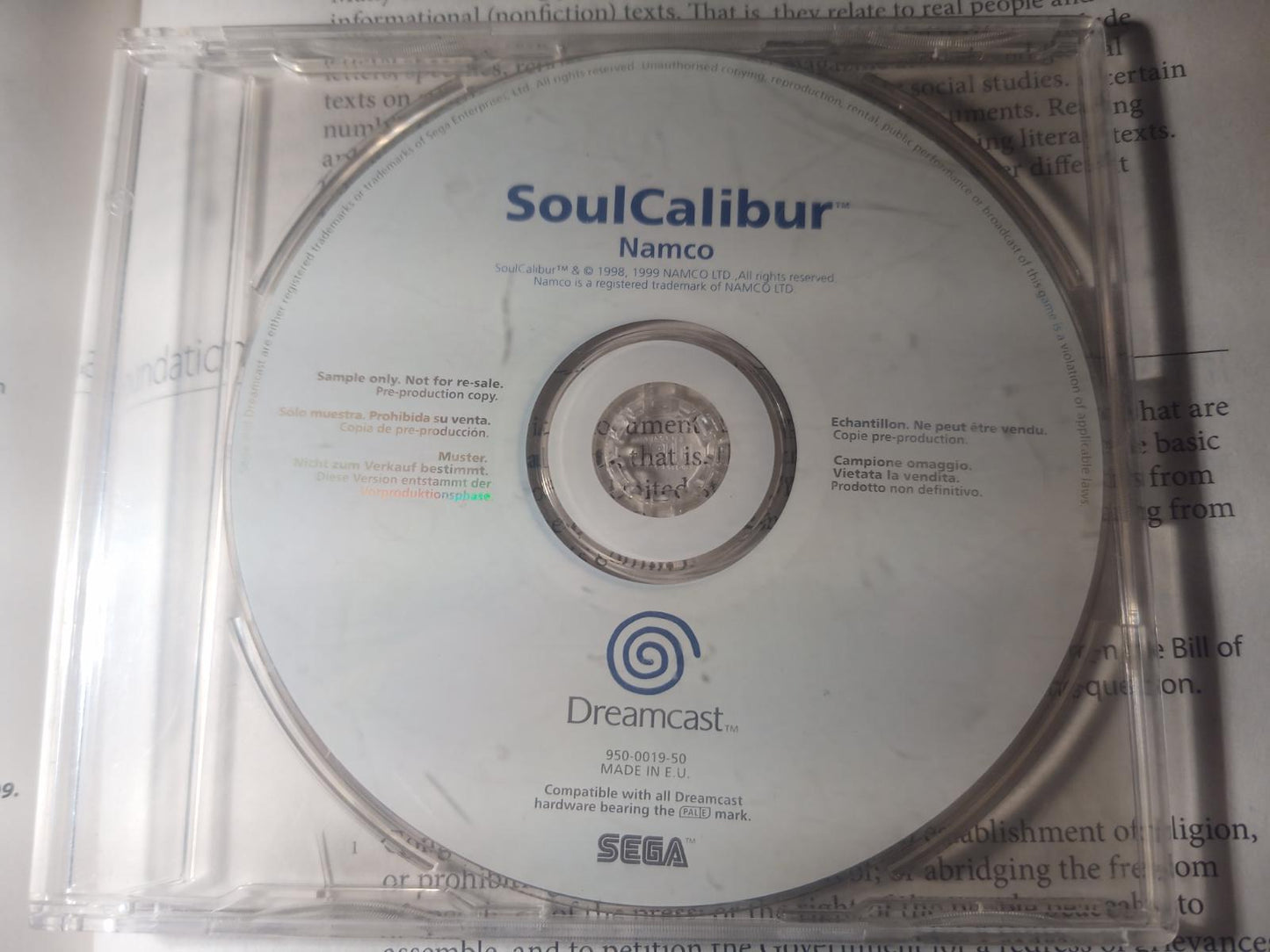 Soul Calibur [Sample Disc] - PAL Sega Dreamcast [Import]