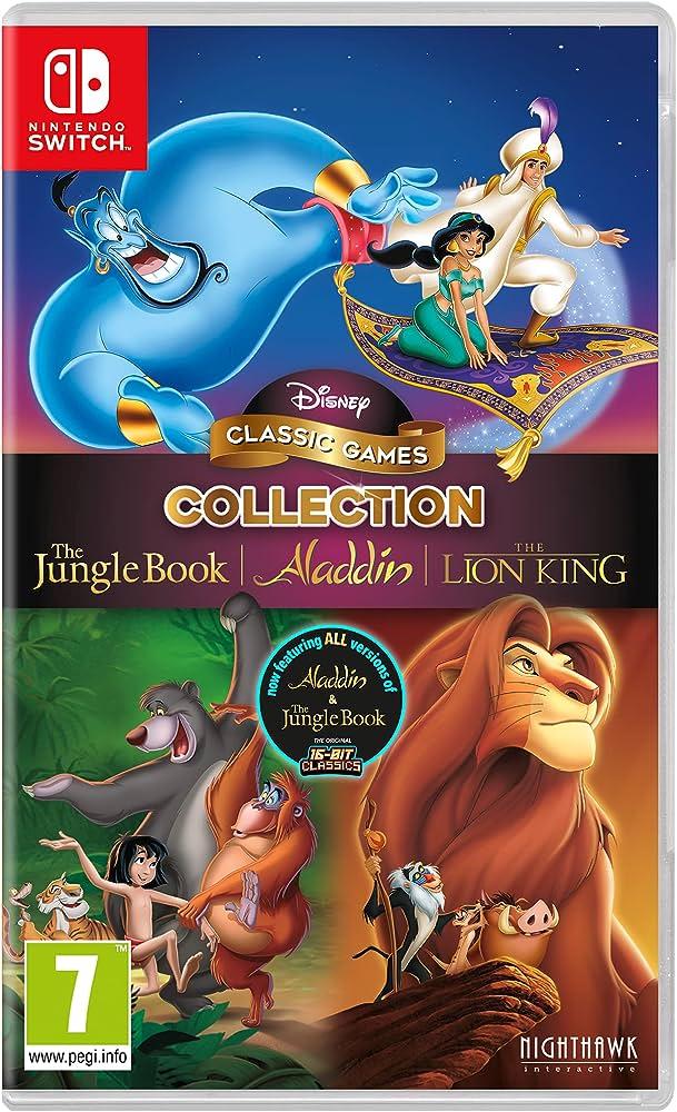 Disney Classic Games Collection: The Jungle Book, Aladdin, & The Lion King - PAL Nintendo Switch [Import]