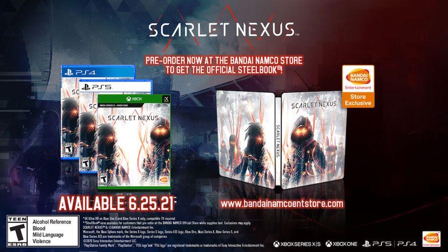 Scarlet Nexus [Steelbook Edition] - PlayStation 5