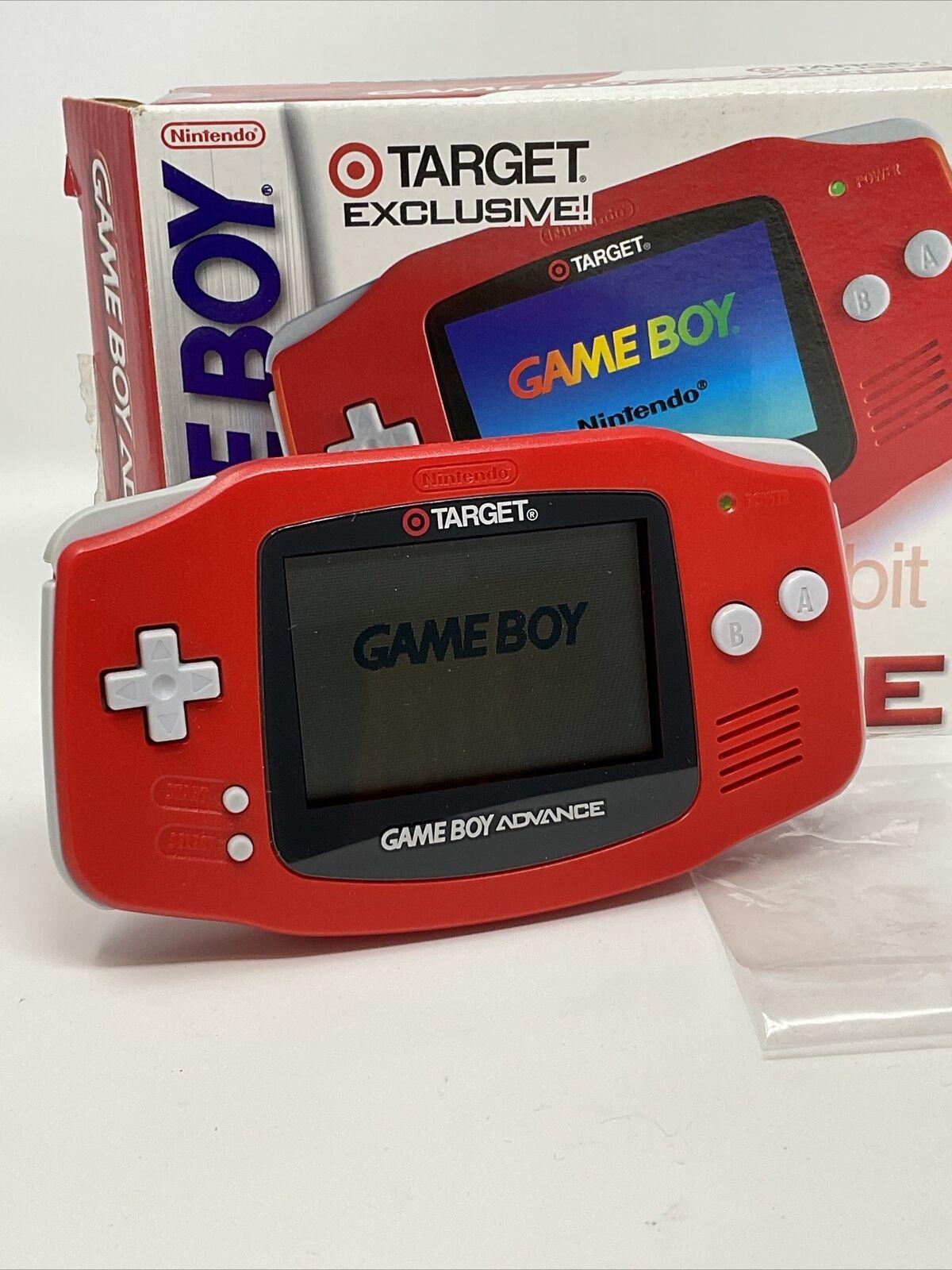 Red Target Gameboy Advance System - Game Boy Advance