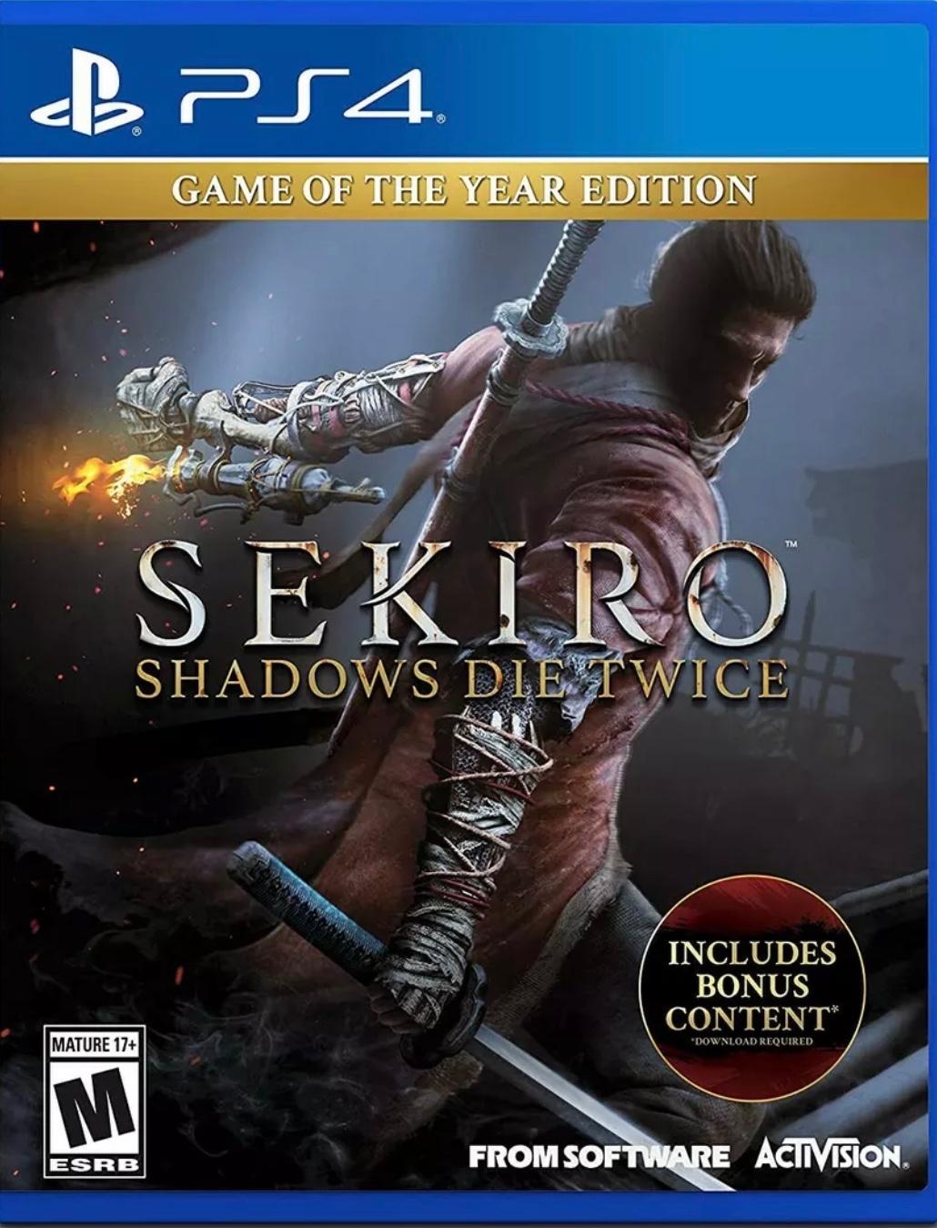 Sekiro Shadows Die Twice [Game Of The Year] - PlayStation 4