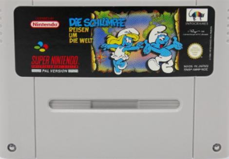 Die Schlumpfe: Reisen Um Die Welt - PAL Super Nintendo [Import]