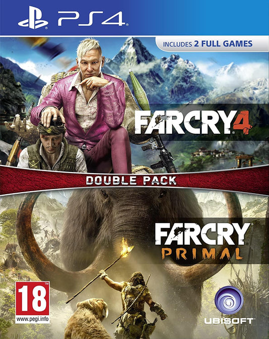 Far Cry Primal and Far Cry 4 Double Pack - PAL Playstation 4 [Import]
