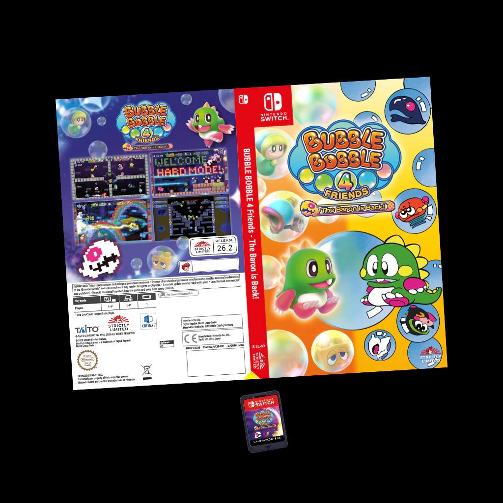Bubble Bobble 4 Friends: The Baron Is Back [Strictly Limited Upgrade] - PAL Nintendo Switch [Import]