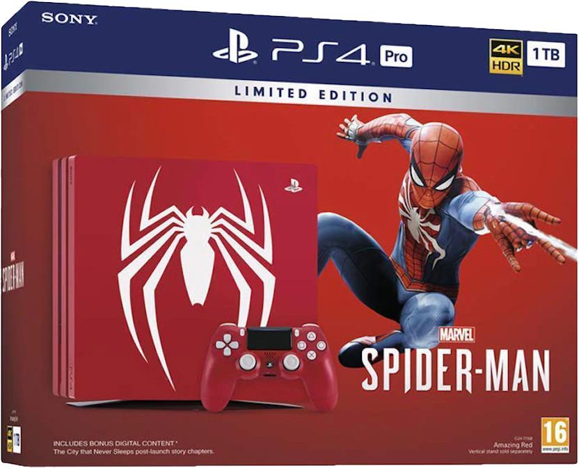 Playstation 4 Pro 1TB Spiderman Console - PAL Console [Import]