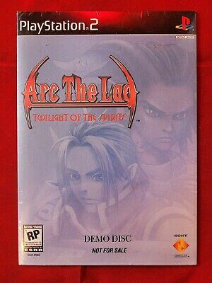 Arc The Lad: Twilight Of The Spirits [Demo Disc] - PlayStation 2